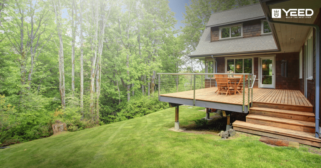 la largeur idéale d'une terrasse