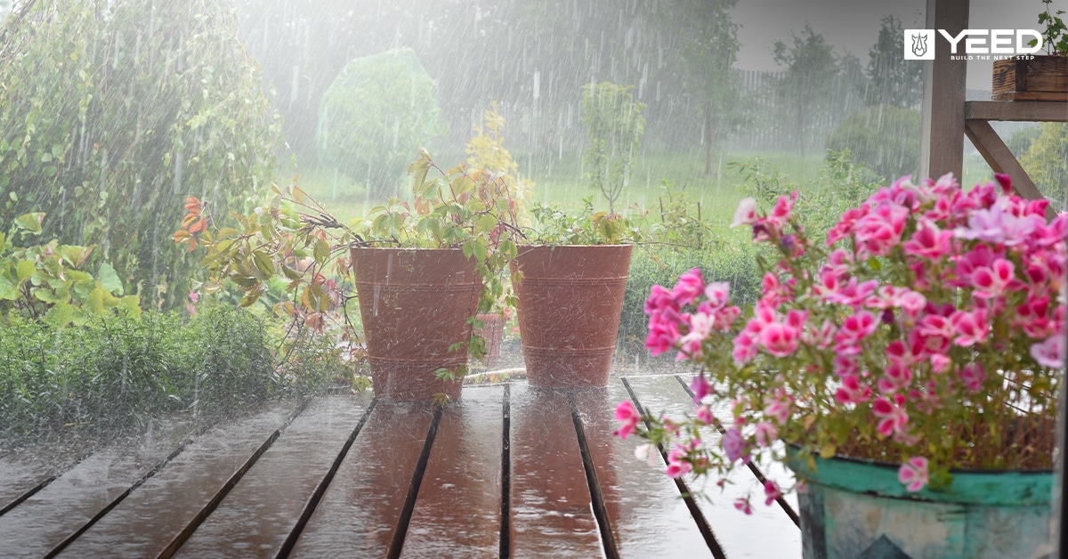 Évacuer l'eau de pluie d'une terrasse