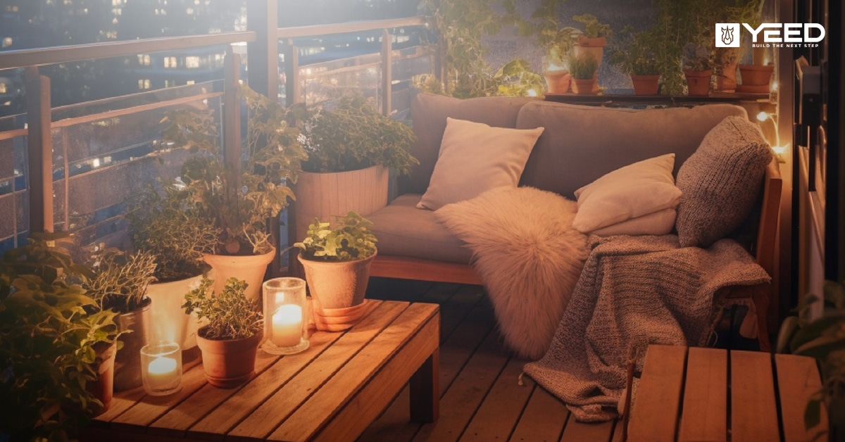 une terrasse moderne sur plots